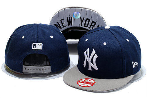 New York Yankees Blue Snapback Hat YS 0528